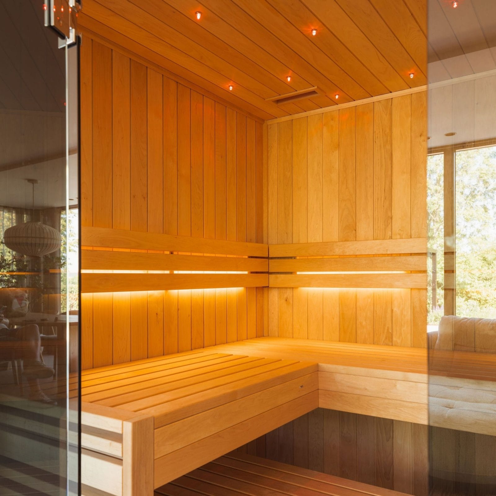 Tylö sauna met sterrenhemel
